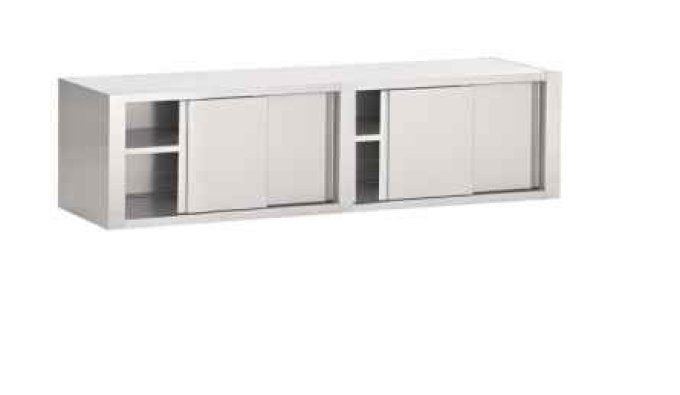 Armoire murale portes coulissantes Inox 430