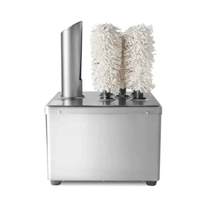 Polisseuse de verre - 8 brosses - 600 verres/heure MAXIMA 09380000