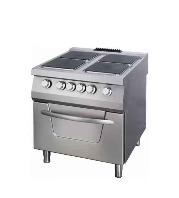 Premium cuisinière - 4 brûleurs - unité double - profondeur 90 cm - électrique