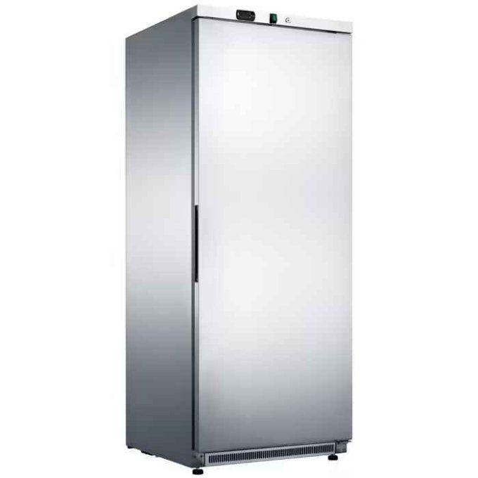 Réfrigérateur - 600 L - 4 étagères réglables - acier inoxydable- MAXIMA