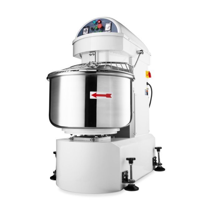 Pétrin à spirale/pétrin à pâte 200 L/120 kg de pâte 2 vitesses 400V Maxima 09361150