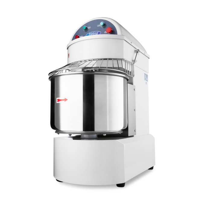 Pétrin à spirale / pétrin à pâte, 60 L, 38 kg de pâte, 2 vitesses, 400V, Maxima 09361060