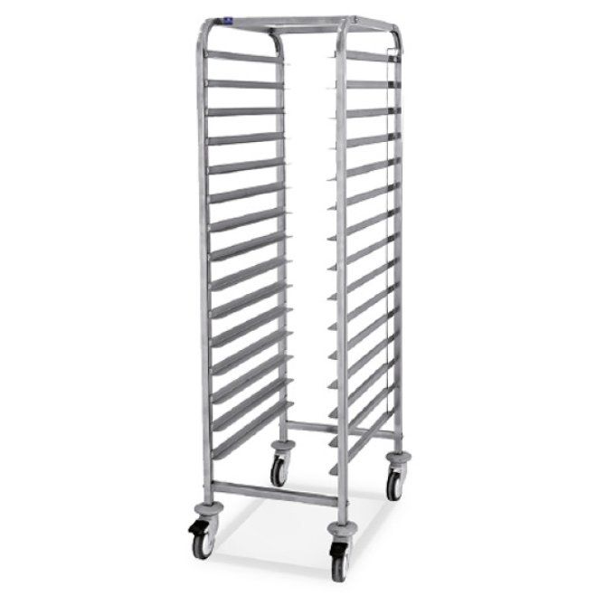 Chariot pour plaques EN, 20x 600x400mm, h=75 mm, VIRTUS 5072