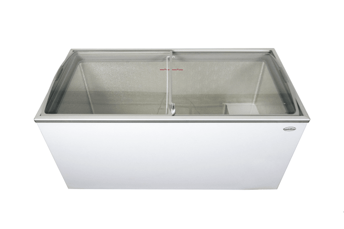 CONGÉLATEUR BAHUT COUVERCLE EN VERRE 461 L