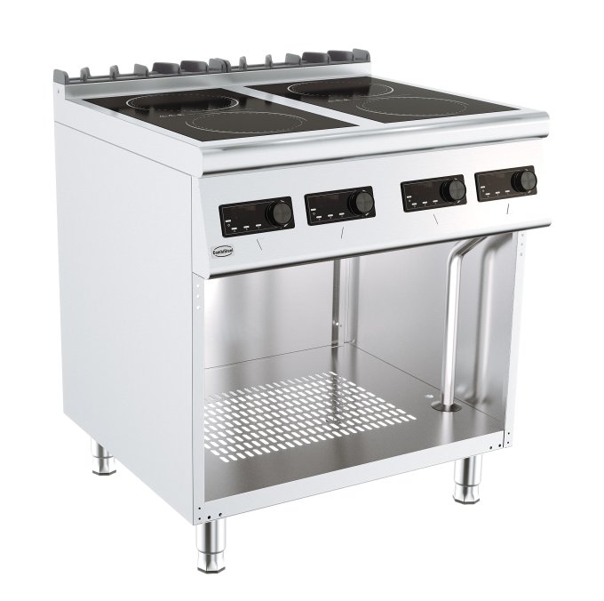 BASE 700 CUISINIÈRE AVEC PLAQUE À INDUCTION ELECTRIQUE 4 PL.