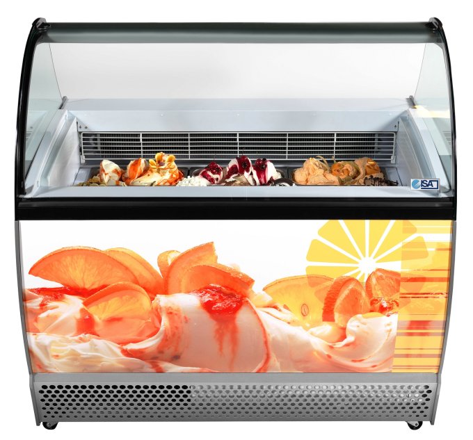 VITRINE À CREME GLACÉE ISABELLA 10 COMBISTEEL 7295.0020