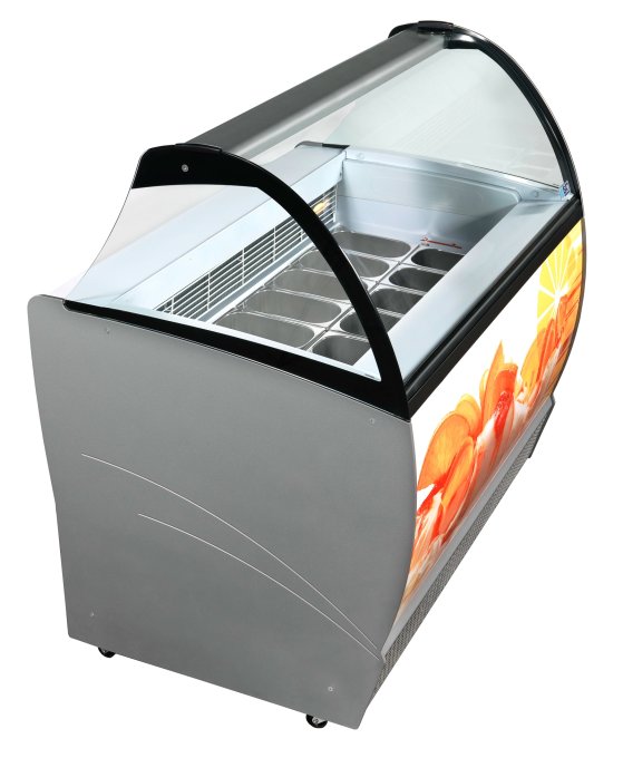 VITRINE À CREME GLACÉE ISABELLA 10 COMBISTEEL 7295.0020