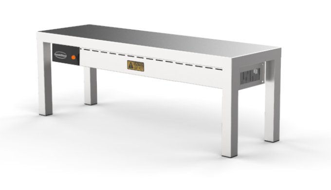 ÉTAGÈRE CHAUFFANTE EN CÉRAMIQUE 1 NIVEAUX 1400  4 HEATERS OF 250W