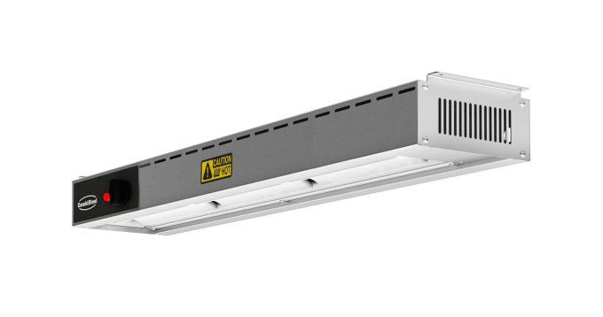 Rampe chauffante céramique largeur 1000mm - 3 feux 0,25kw COMBISTEEL 7333.0554