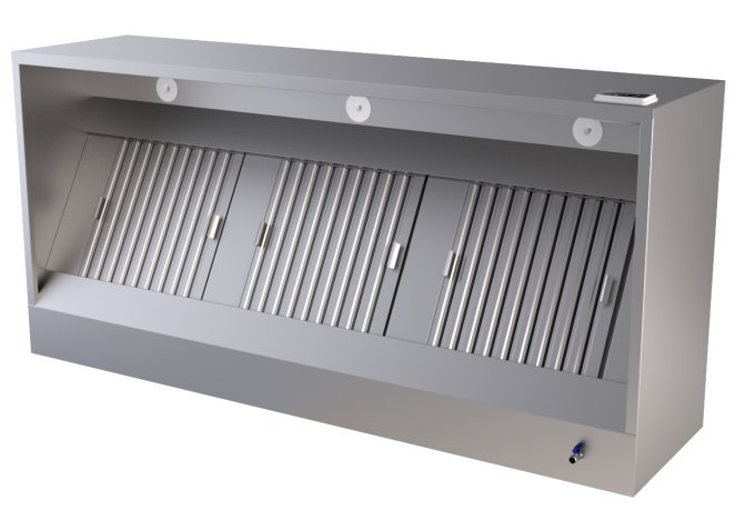 HOTTES MURALES MODÈLE DE BOÎTE COMPLET 950 3000 COMBISTEEL 7333.0785