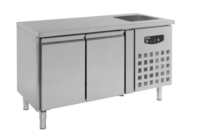700 TABLE RÉFRIGÉRÉE PLONGE 2 PORTES