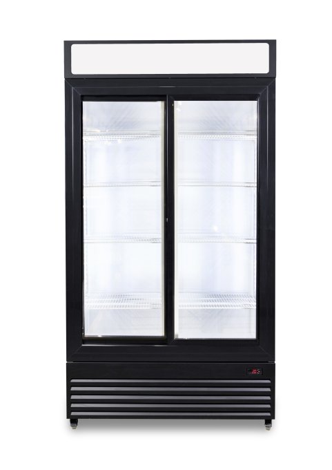RÉFRIGÉRATEUR AVEC PORTES COULISSANTES EN VERRES BEZ-750 SL