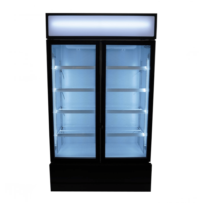 RÉFRIGÉRATEUR 2 PORTES EN VERRE FCU-750