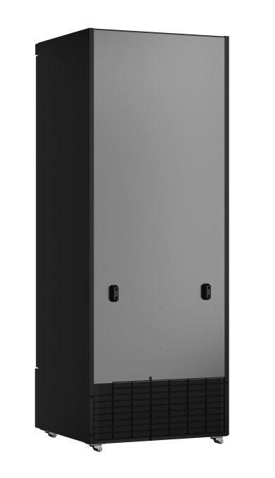 RÉFRIGÉRATEUR 1 PORTE EN VERRE NOIR JDE-600R BL