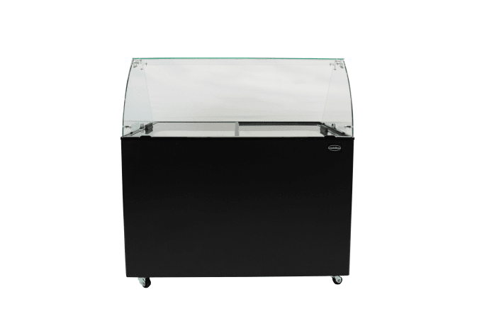 VITRINE À CREME GLACÉE JAVA NOIR 8x5 LTR