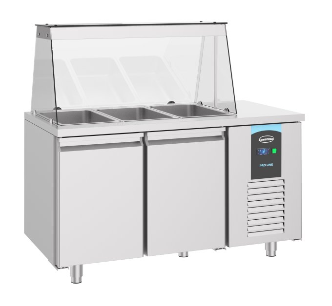 SALADETTE 2 PORTES 3x 1/1GN RÉCIPIENT