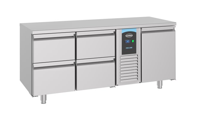 700 TABLE RÉFRIGÉRÉE 1 PORTE ET 4 TIROIRS MONOBLOCK ENERGY LINE
