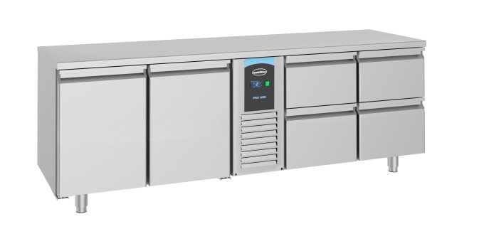 700 TABLE RÉFRIGÉRÉE 2 PORTES ET 4 TIROIRS MONOBLOCK ENERGY LINE