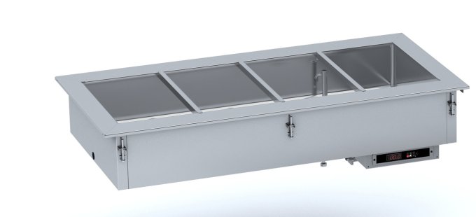 DROP-IN BAIN-MARIE 4/1 - REMPLISSAGE D?EAU AUTOMATIQUE