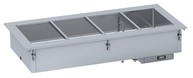 DROP-IN BAIN-MARIE 4/1 - REMPLISSAGE D?EAU AUTOMATIQUE