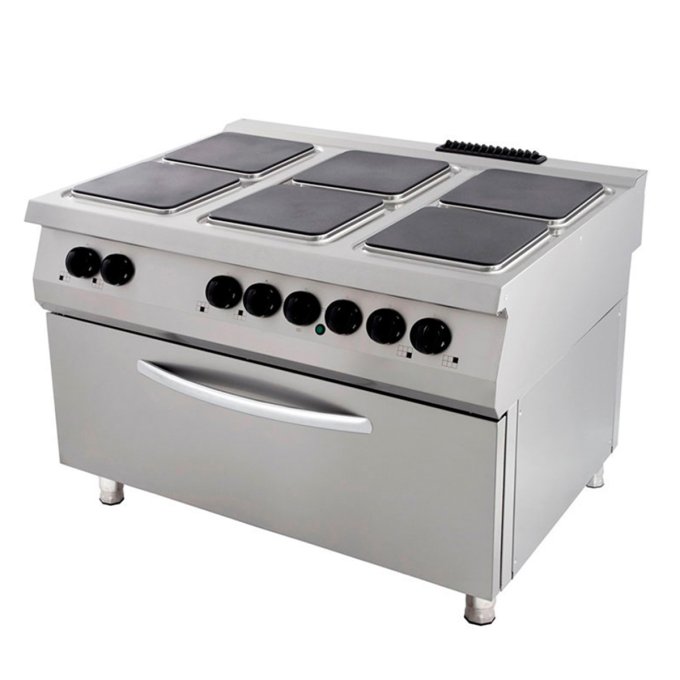 Premium cuisinière 6 brûleurs unité triple prof 90 cm  élect. Maxima 09398527
