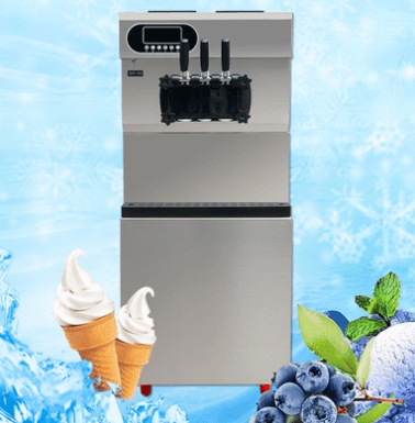 Machine commerciale de fabricant de glace de la machine 36-38l/H de crème glacée de 3 saveurs