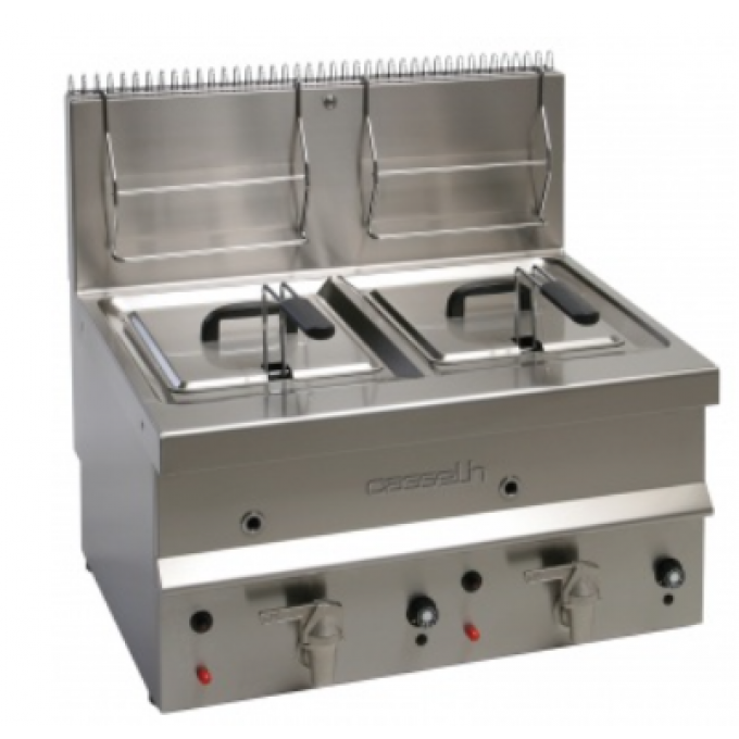 Friteuse  2 X 10 litres Gaz, 2x6500w