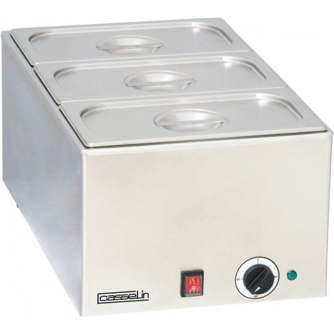 Bain marie sans vidange 3 bacs