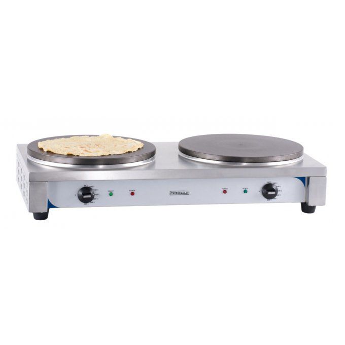 Crêpière double inox 350mm, 230v, 2x2200w