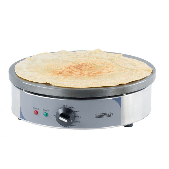 Crêpière ronde inox 350 mm, 230v, 2200w