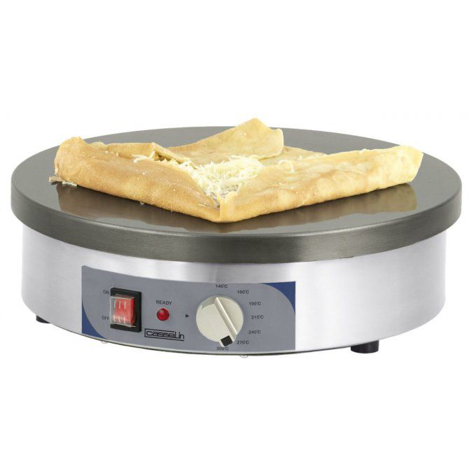 Crêpière ronde premium inox 400 mm, 230v, 2700w