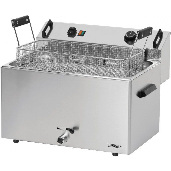 Friteuse à Beignets électrique 16L, 400v, 9000w