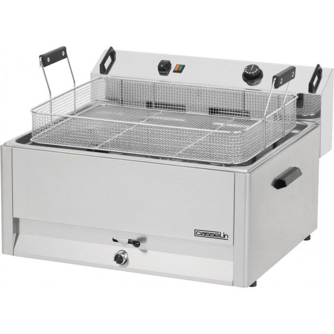 Friteuse à Beignets électrique 30L, 400v, 15000w