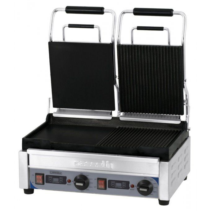 Grill Panini double premium mixte avec minuteur