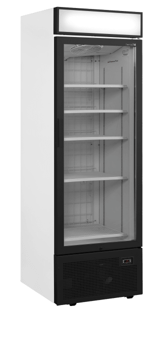 Congélateurs verticaux de vitrine