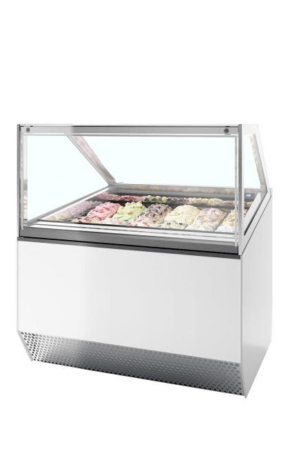 Vitrine ventilée pour glace en bac TEFCOLD MILLENNIUM ST12