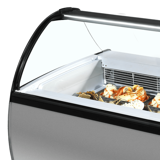 Vitrine pour glace en bac TEFCOLD ISABELLA 13LX