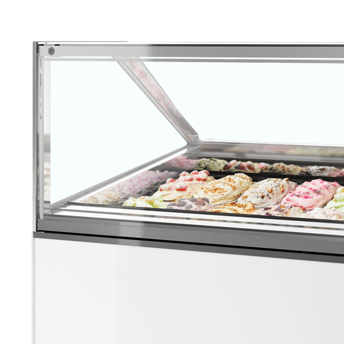 Vitrine ventilée pour glace en bac TEFCOLD MILLENNIUM ST20
