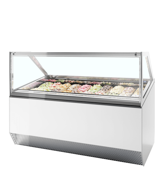 Vitrine ventilée pour glace en bac TEFCOLD MILLENNIUM ST20