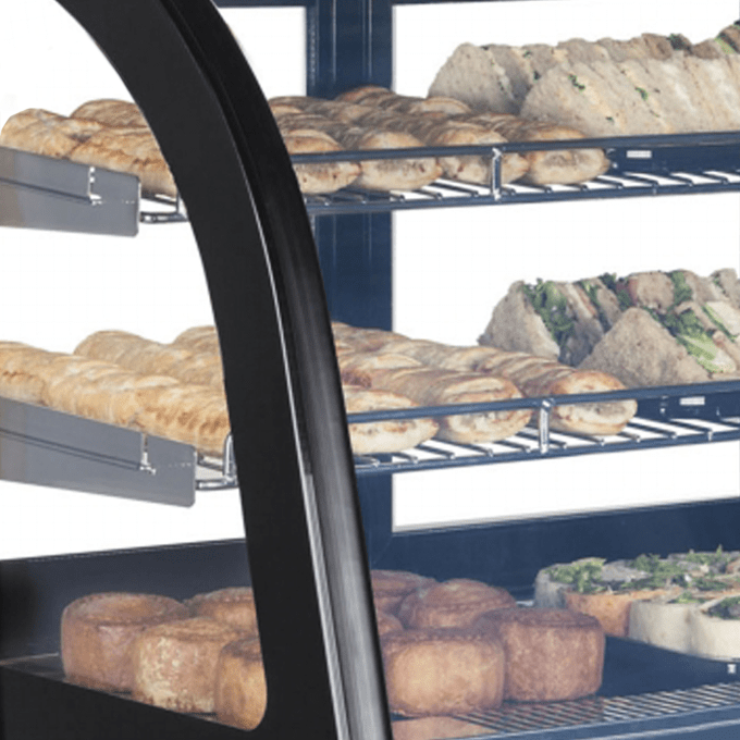 Comptoir réfrigéré 700 mm TEFCOLD LCT750C/BLACK