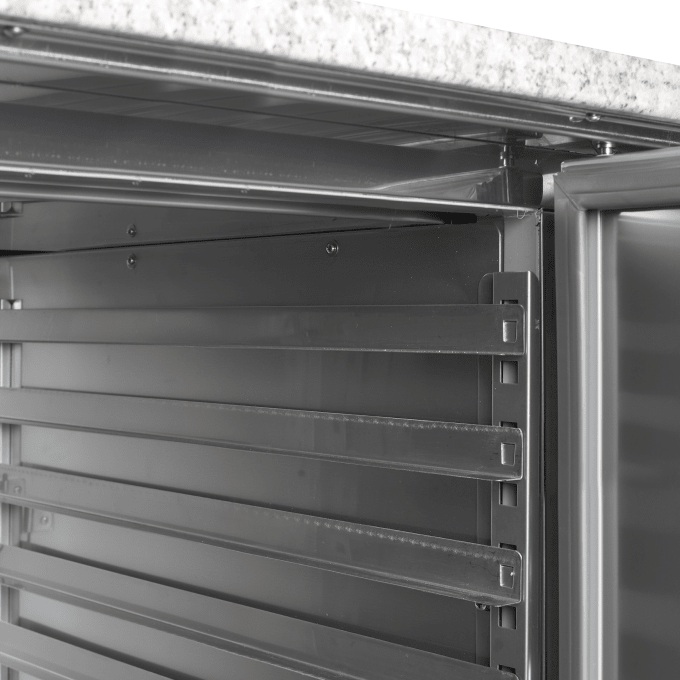 Table à pizza avec module pour garniture TEFCOLD PT1300 + VK38-200