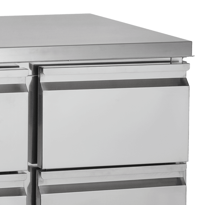 Comptoir de préparation de sandwich GN1/1 TEFCOLD SS920