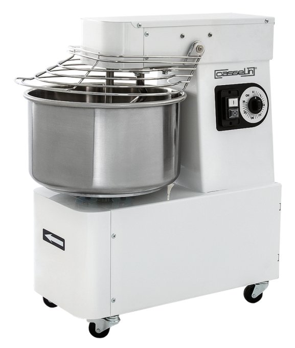 Pétrin à spirale tête et cuve fixes 25Kg CASSELIN CPSTCF25