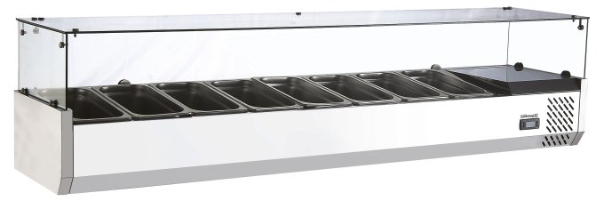 Saladette à poser 8x GN 1/3 CASSELIN CSAP813