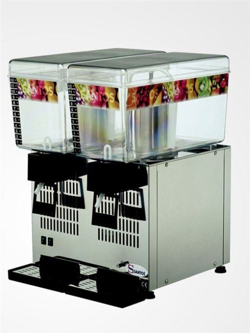 Distributeur de boissons réfrigérées 2x12 litres SANTOS 34-2