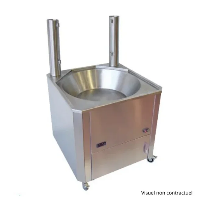 Friteuse à churros automatique à gaz - 38 L - INHOSPAN FGAUT100 -