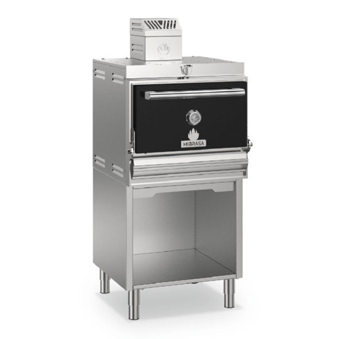 Four à charbon sur soubassement pour 110-130 couverts VIRTUS HMBMA110