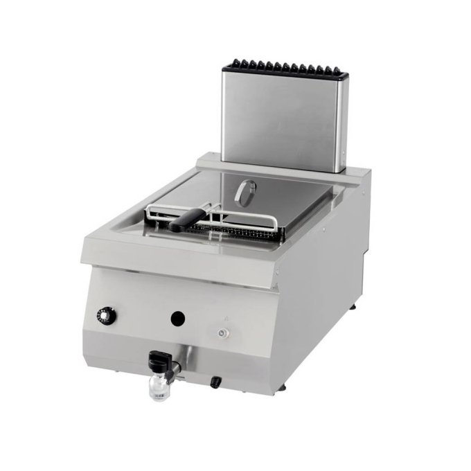 Friteuse - 1 x 12 L - prof. 70 cm - vidange - gaz Maxima 09395002