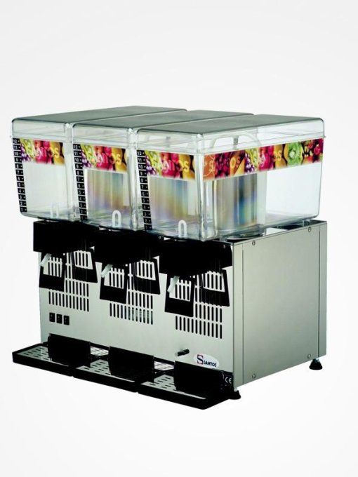 Distributeur de boissons réfrigérées 3x12 litres SANTOS 34-3 