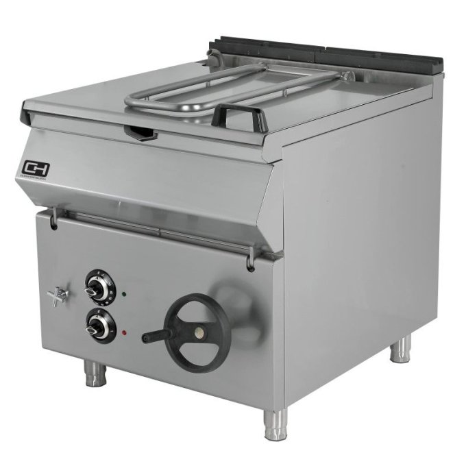 Bac basculant élect. 120 litres 12 kW 1200x900x850h mm  CLIMAHOSTELERIA EMPPLSDTE120
